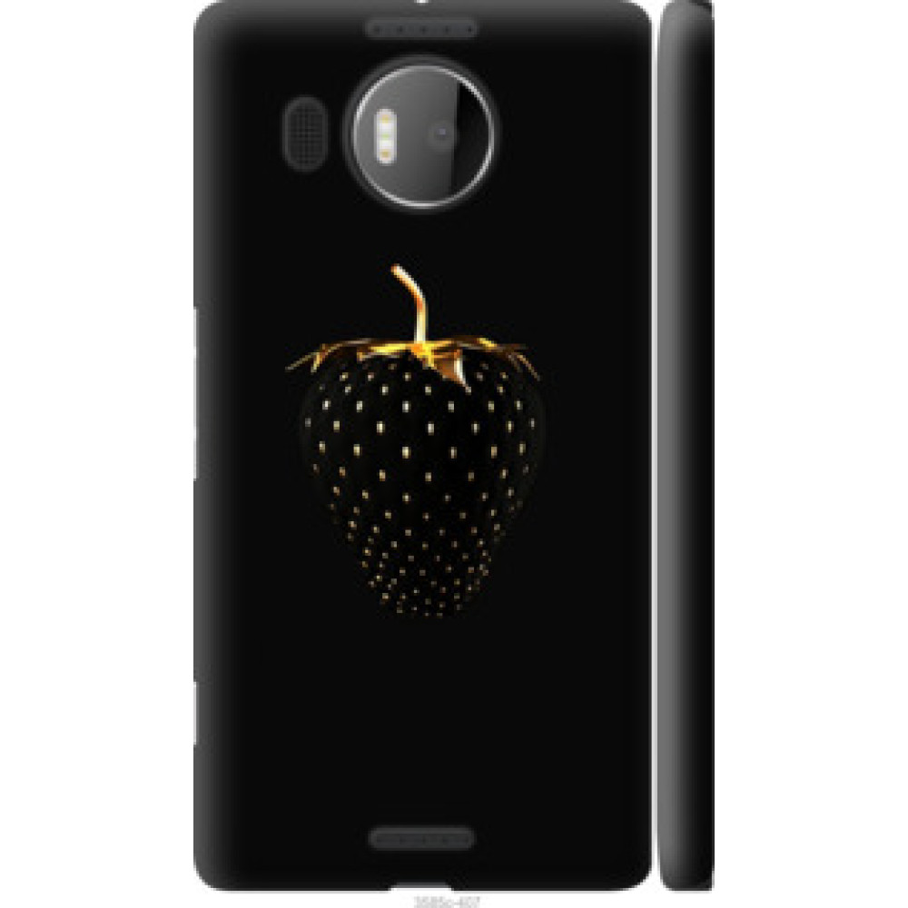 Чохол на Microsoft Lumia 950 XL Dual Sim Черная клубника (3585c-407)