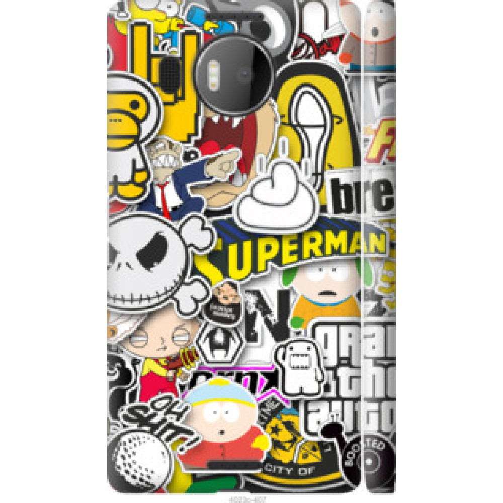 Чехол на Microsoft Lumia 950 XL Dual Sim Popular logos (4023c-407)
