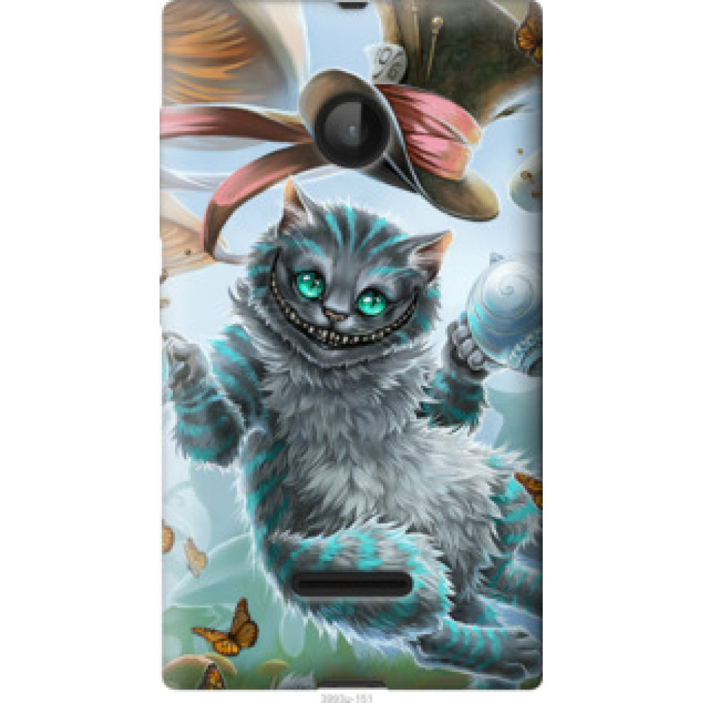 Чехол на Microsoft Lumia 532 Dual Sim Чеширский кот 2 (3993u-151)