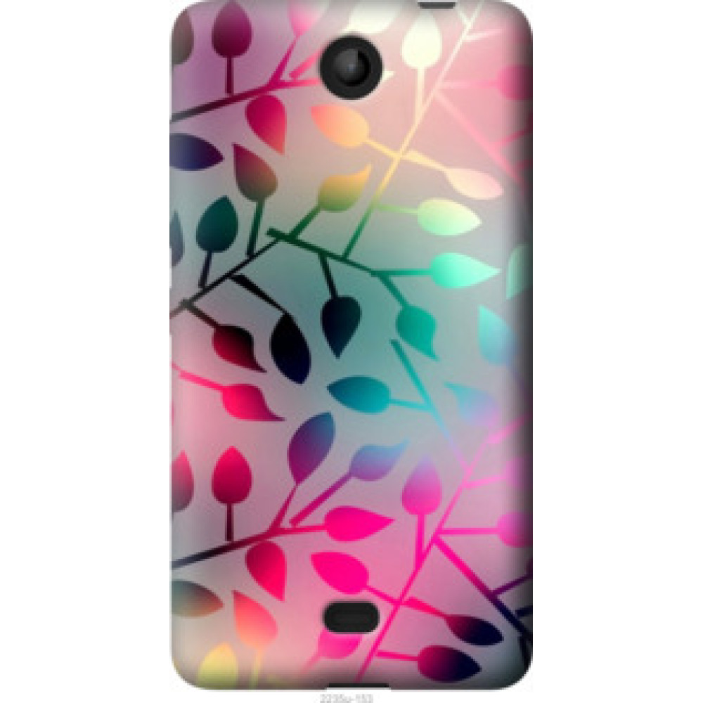 Чохол на Microsoft Lumia 430 Листья (2235u-153)