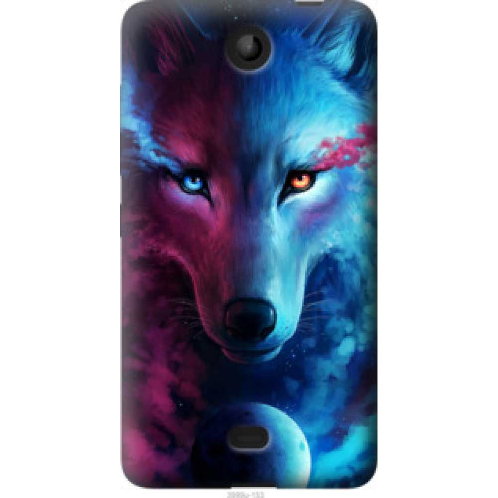 Чехол на Microsoft Lumia 430 Арт-волк (3999u-153)