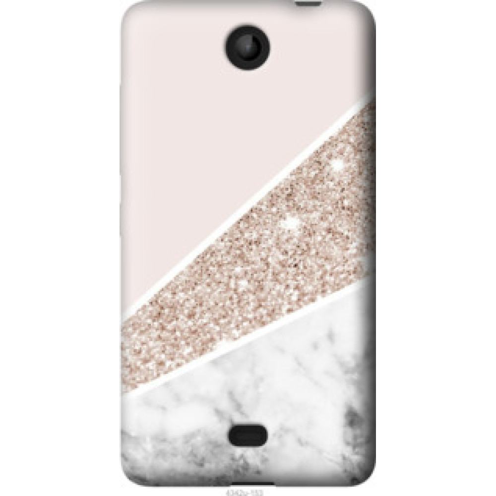 Чехол на Microsoft Lumia 430 Пастельный мрамор (4342u-153)