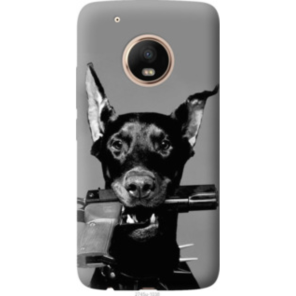 Чохол на Motorola Moto G5 PLUS Доберман (2745u-1038)