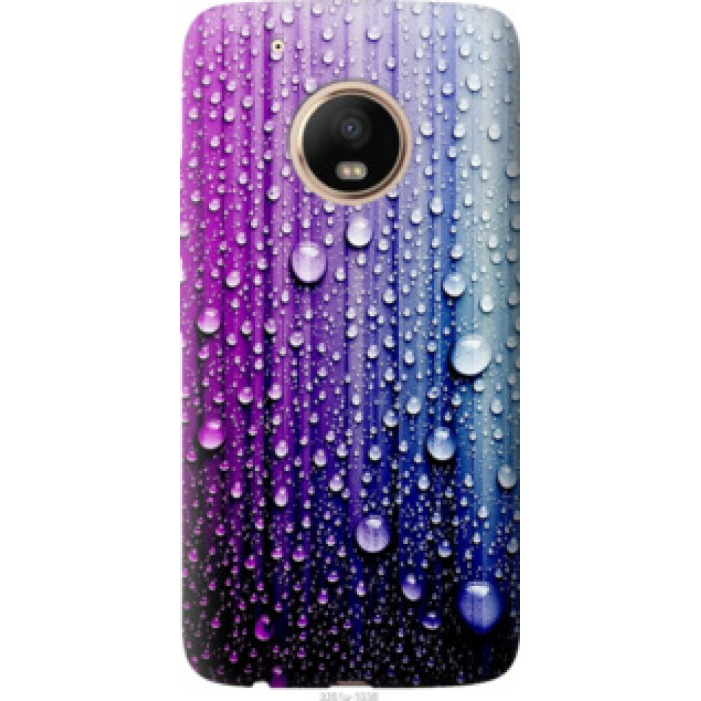 Чехол на Motorola Moto G5 PLUS Капли воды (3351u-1038)