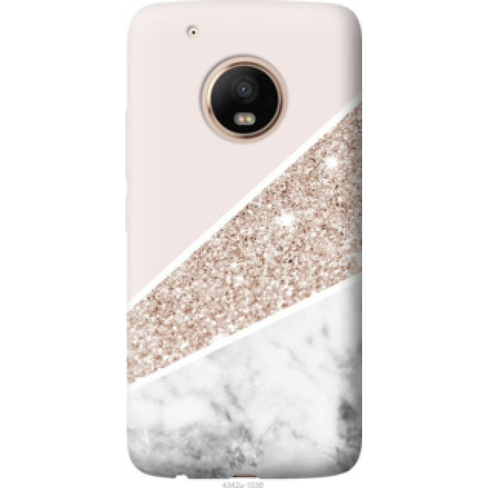 Чехол на Motorola Moto G5 PLUS Пастельный мрамор (4342u-1038)