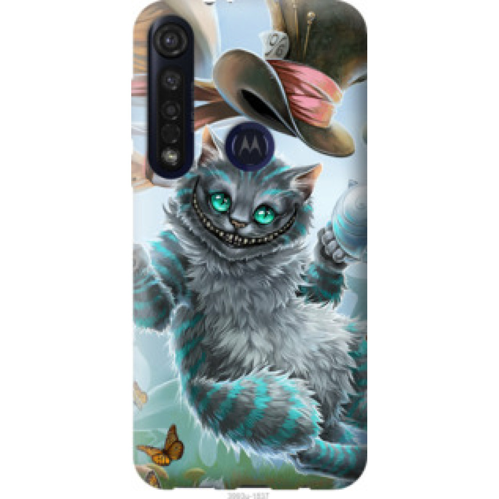 Чехол на Motorola G8 Plus Чеширский кот 2 (3993u-1837)