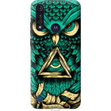Чехол на Motorola G8 Power Lite Сова Арт-тату (3971u-2032)