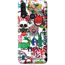 Чехол на Motorola G8 Power Lite Many different logos (4022u-2032)