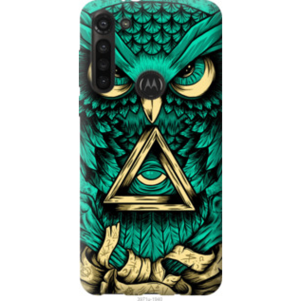 Чехол на Motorola G8 Power Сова Арт-тату (3971u-1940)