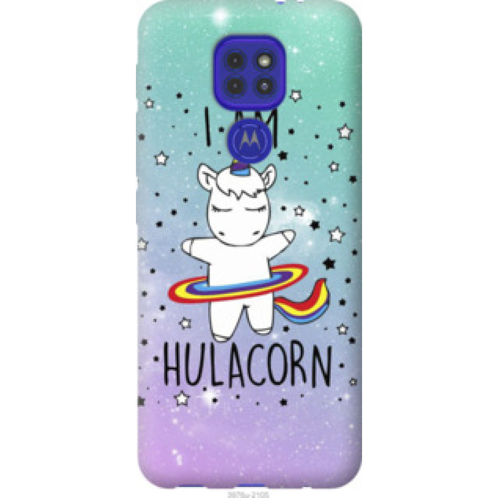 Чехол на Motorola G9 Play I'm hulacorn (3976u-2105)