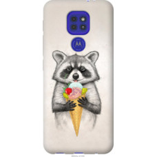 Чехол на Motorola G9 Play Енотик с мороженым (4602u-2105)