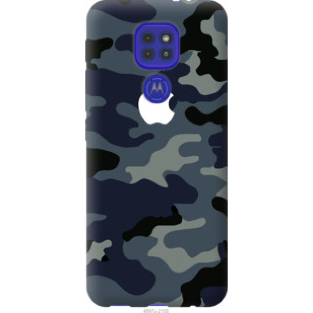 Чехол на Motorola G9 Play Камуфляж 1 (4897u-2105)
