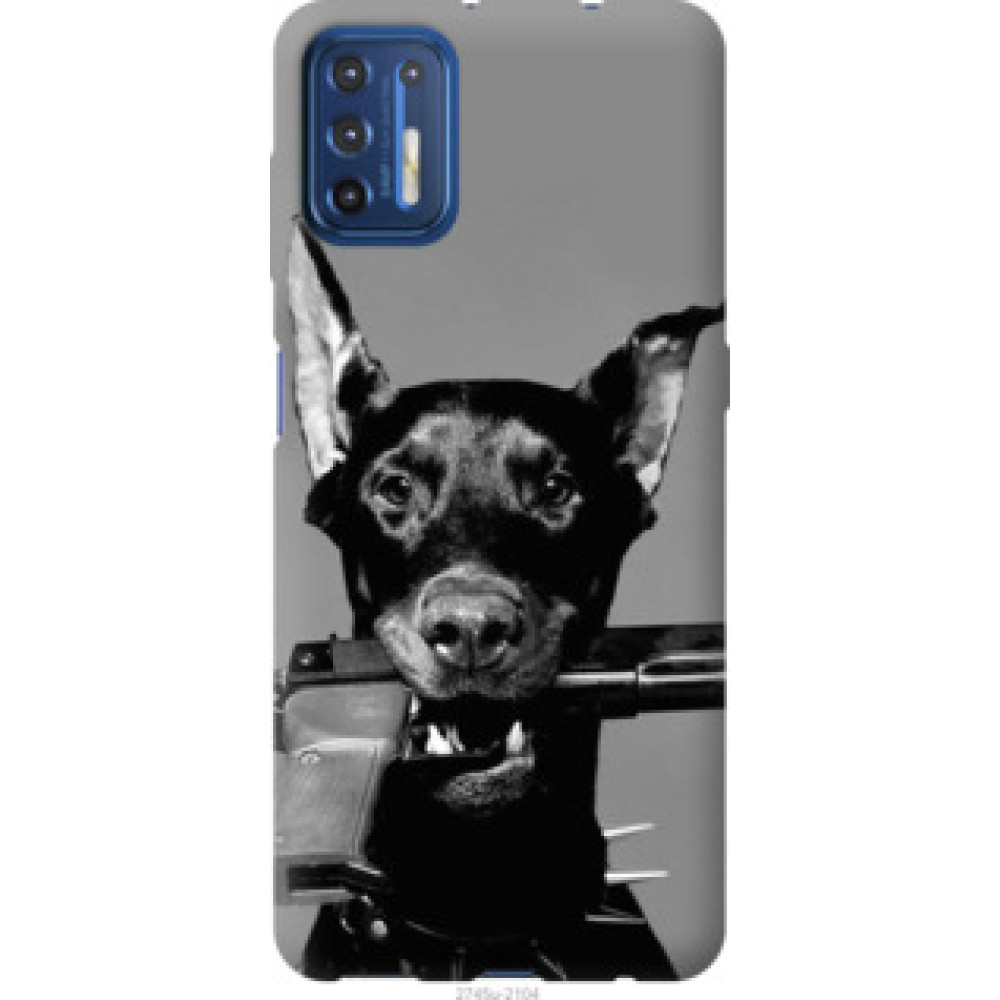 Чехол на Motorola G9 Plus Доберман (2745u-2104)