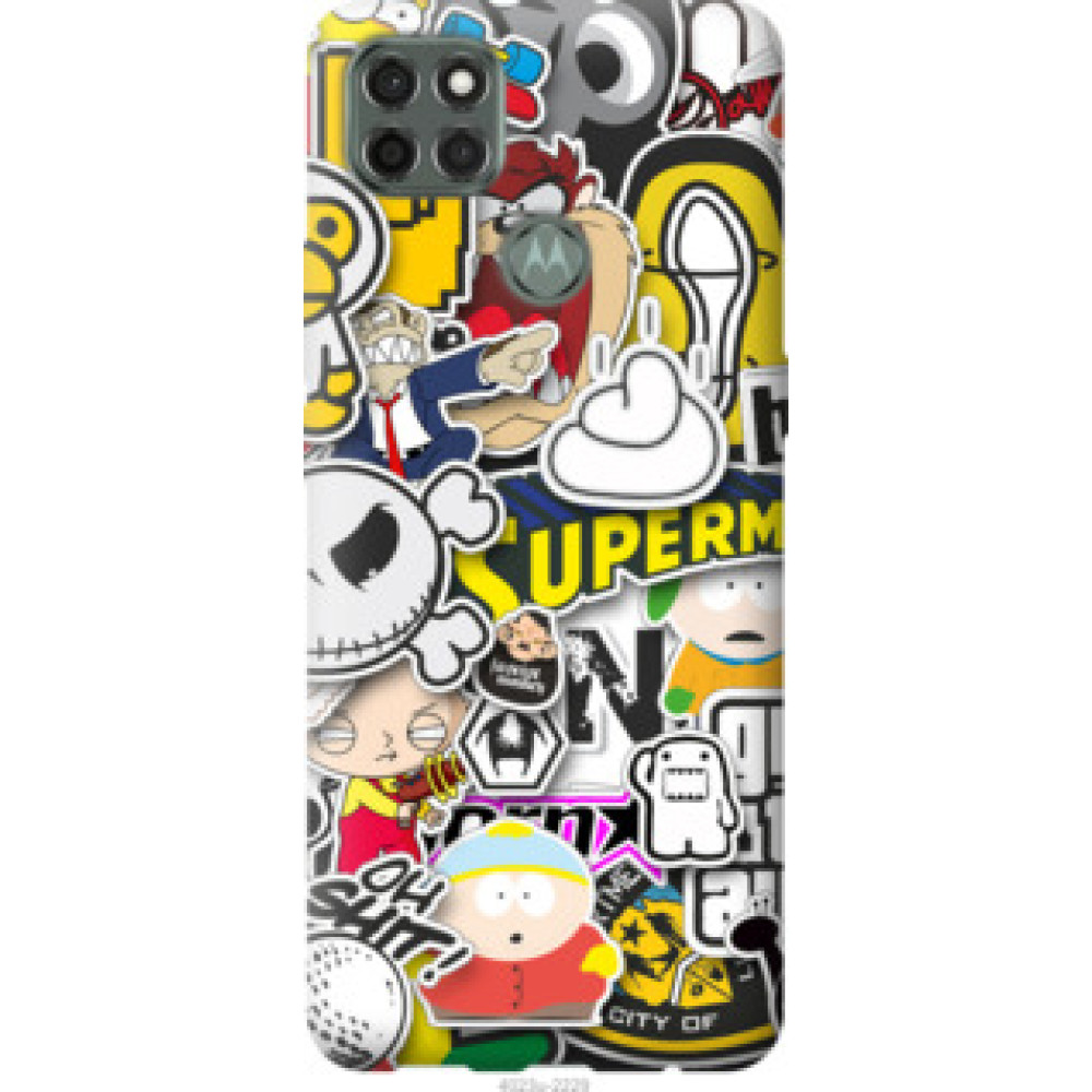 Чохол на Motorola G9 Power Popular logos (4023u-2229)