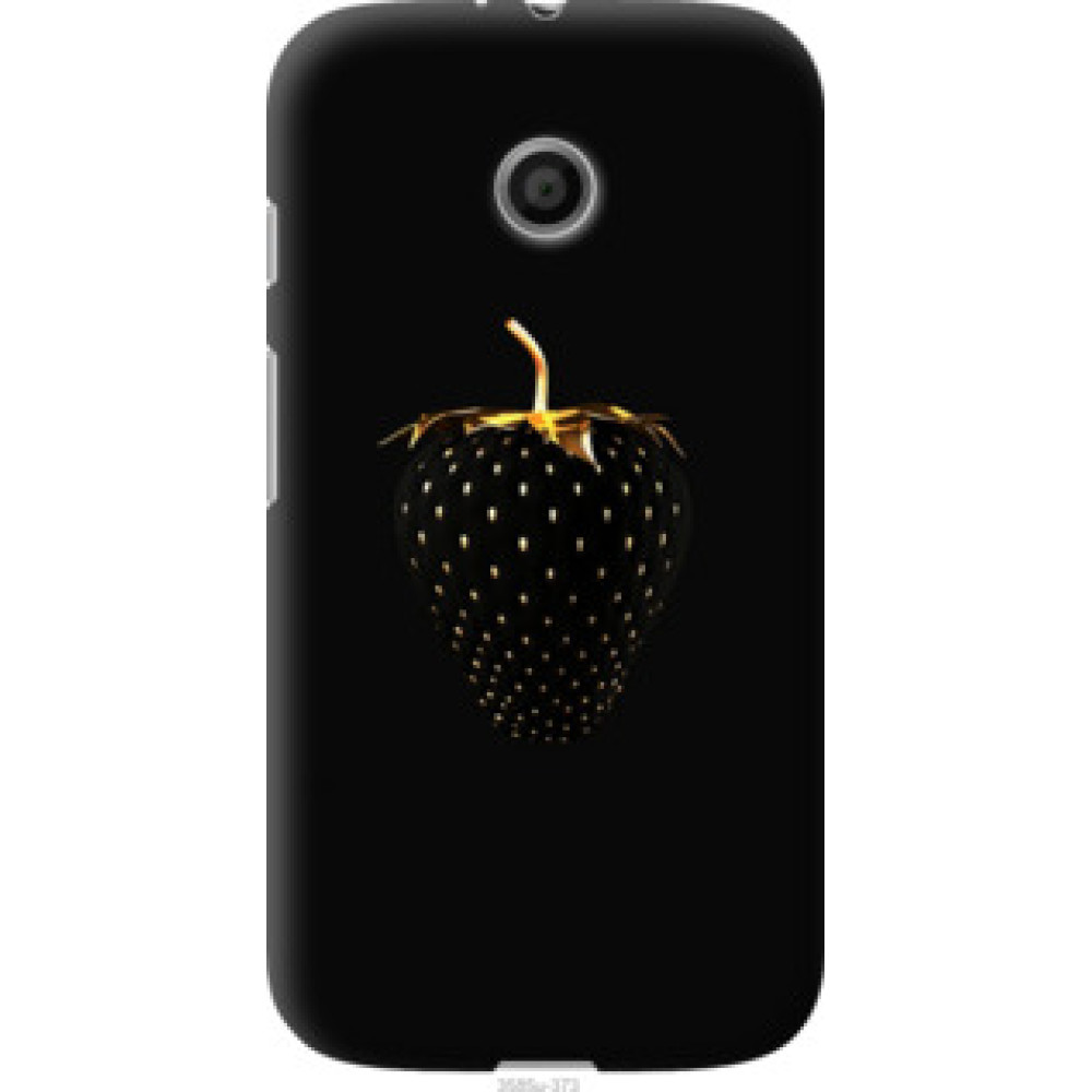 Чехол на Motorola Moto E Черная клубника (3585u-373)