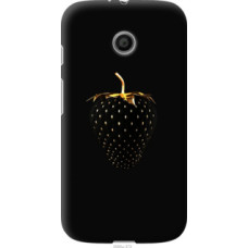 Чехол на Motorola Moto E Черная клубника (3585u-373)
