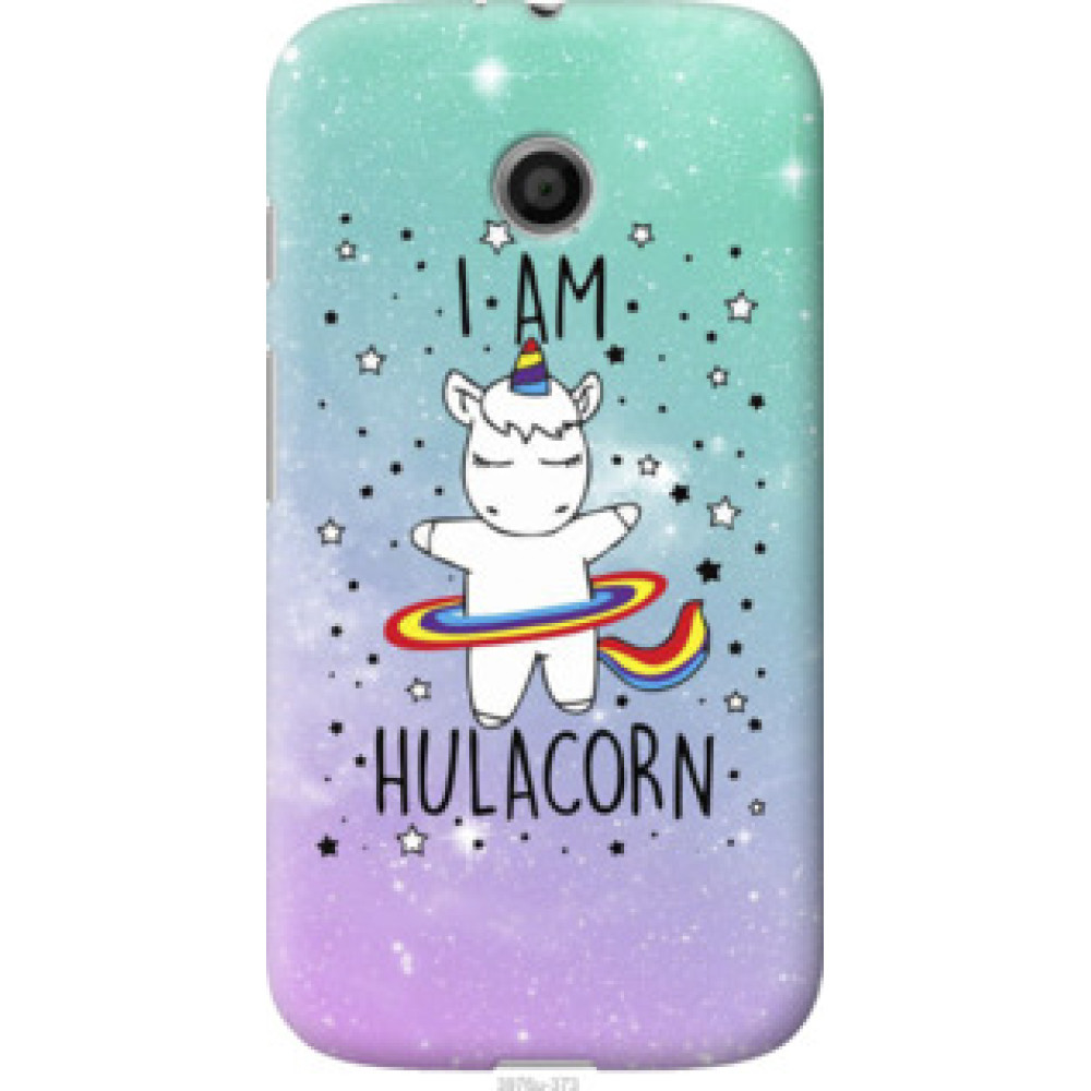 Чехол на Motorola Moto E I'm hulacorn (3976u-373)