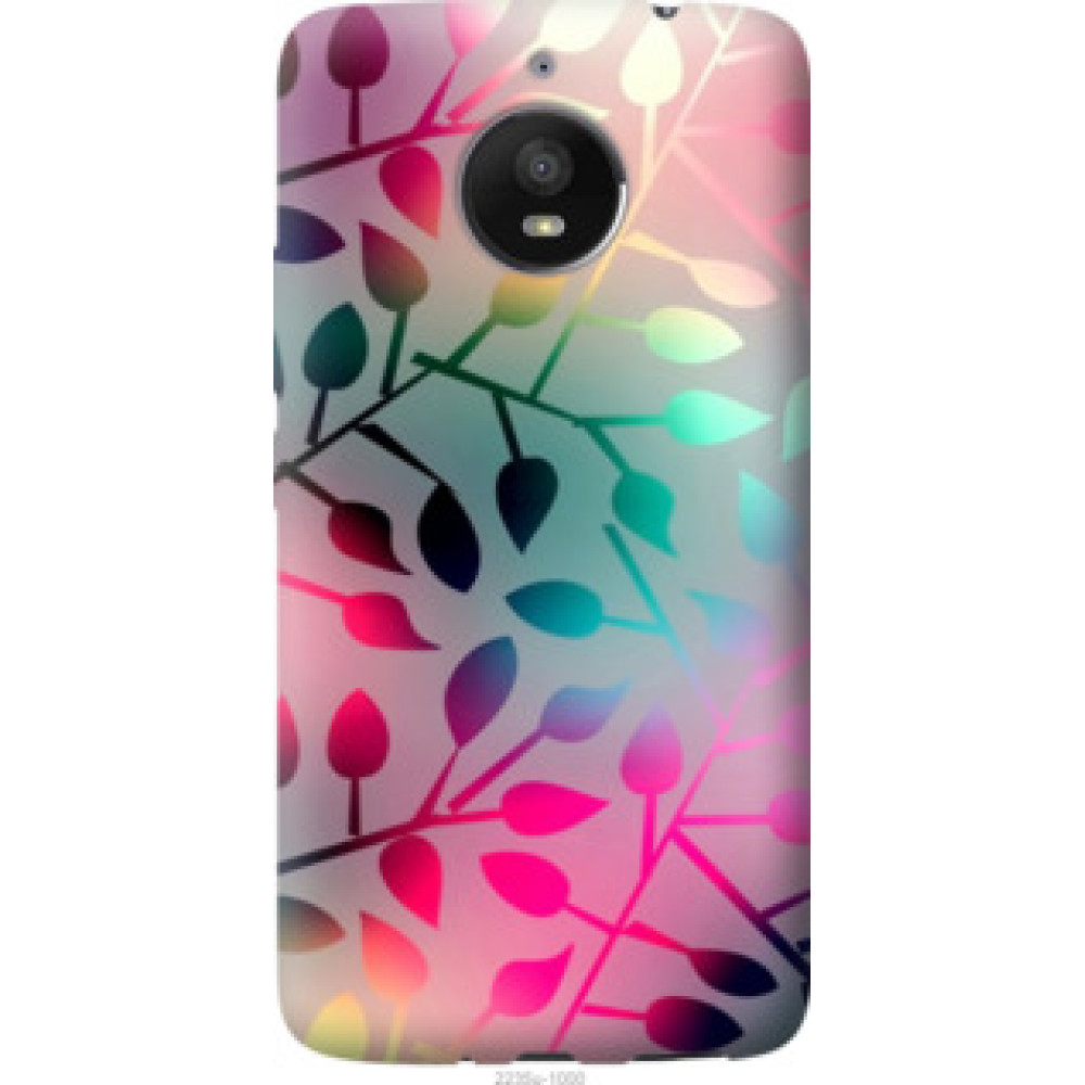 Чехол на Motorola Moto E4 Plus Листья (2235u-1000)