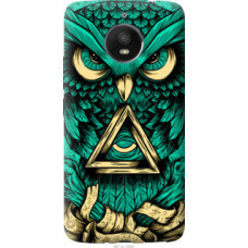 Чехол на Motorola Moto E4 Plus Сова Арт-тату (3971u-1000)