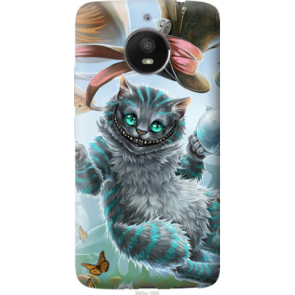 Чехол на Motorola Moto E4 Plus Чеширский кот 2 (3993u-1000)