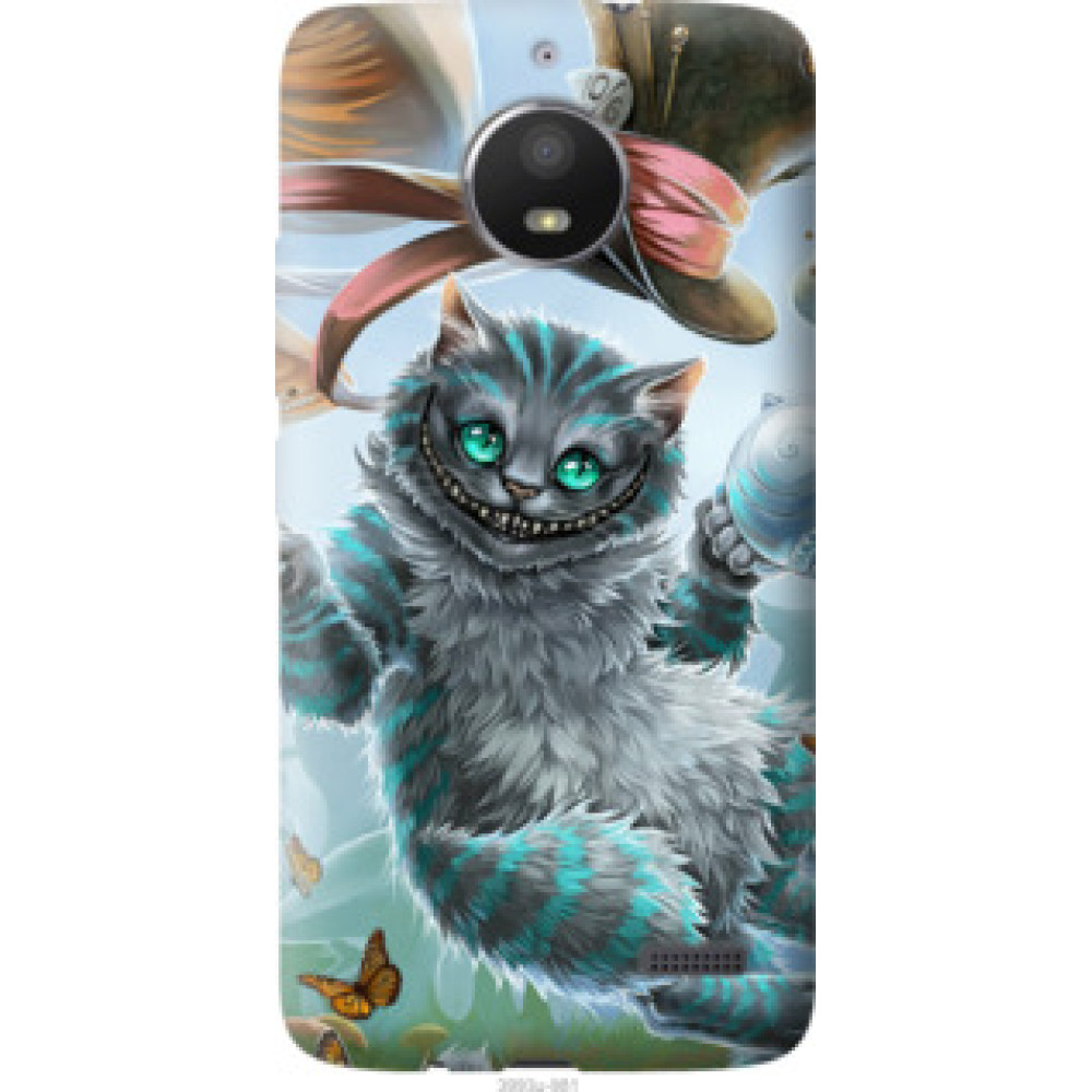 Чохол на Motorola Moto E4 Чеширский кот 2 (3993u-981)