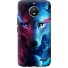 Чехол на Motorola Moto E4 Арт-волк (3999u-981)