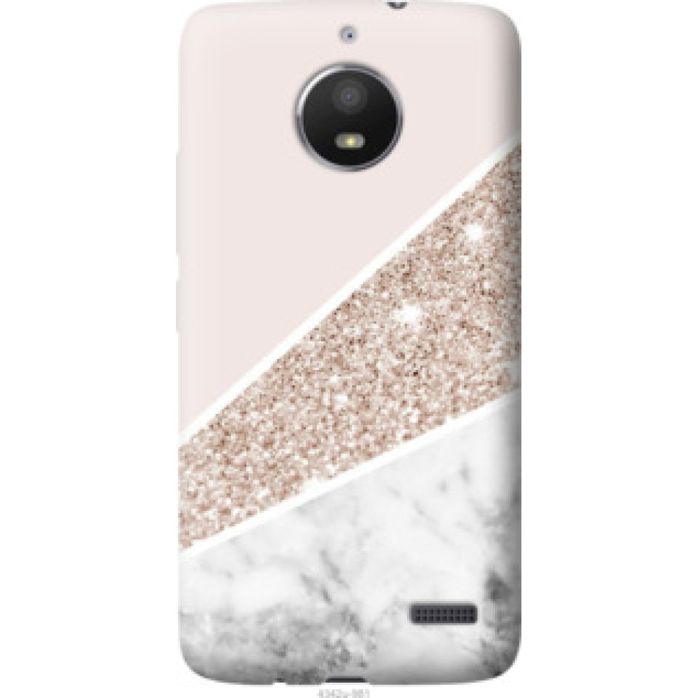Чохол на Motorola Moto E4 Пастельный мрамор (4342u-981)