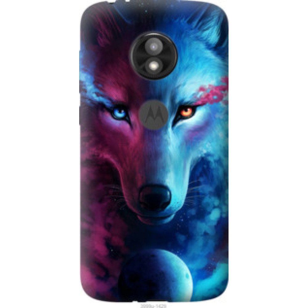 Чохол на Motorola Moto E5 Play Арт-волк (3999u-1429)