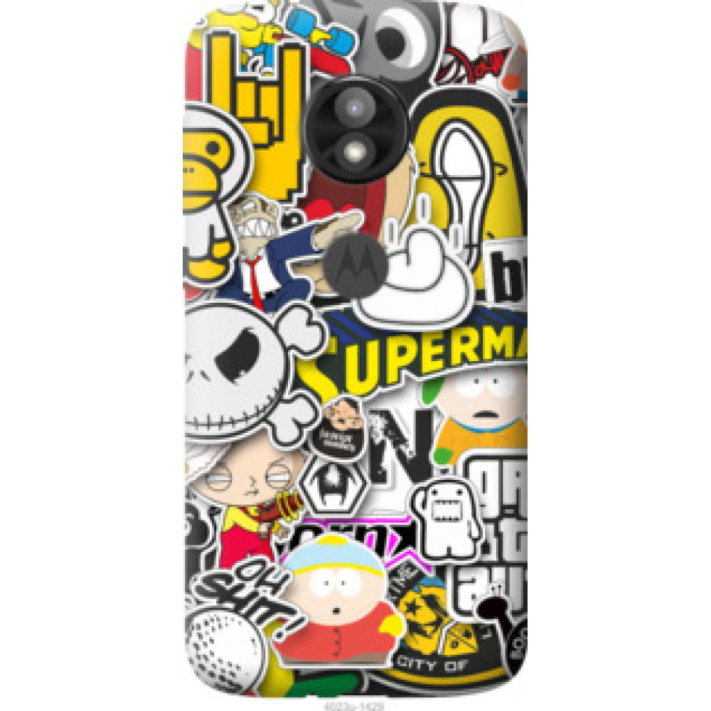 Чохол на Motorola Moto E5 Play Popular logos (4023u-1429)