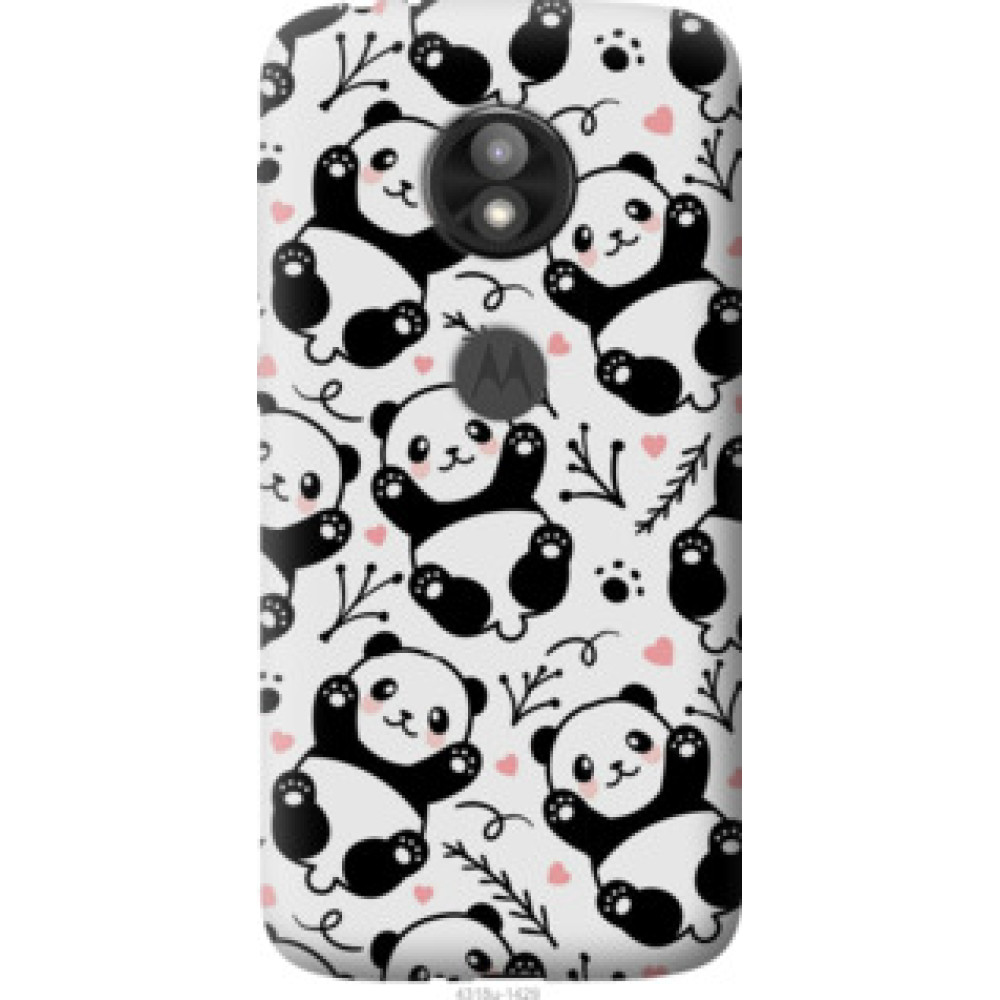 Чохол на Motorola Moto E5 Play Панды (4318u-1429)