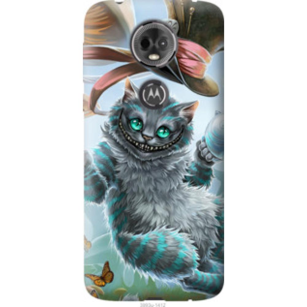 Чехол на Motorola Moto E5 Plus Чеширский кот 2 (3993u-1412)