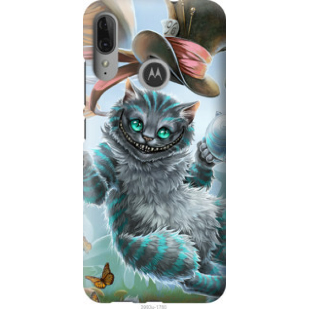 Чехол на Motorola Moto E6 Plus Чеширский кот 2 (3993u-1780)
