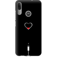 Чехол на Motorola Moto E6 Plus Подзарядка сердца (4274u-1780)