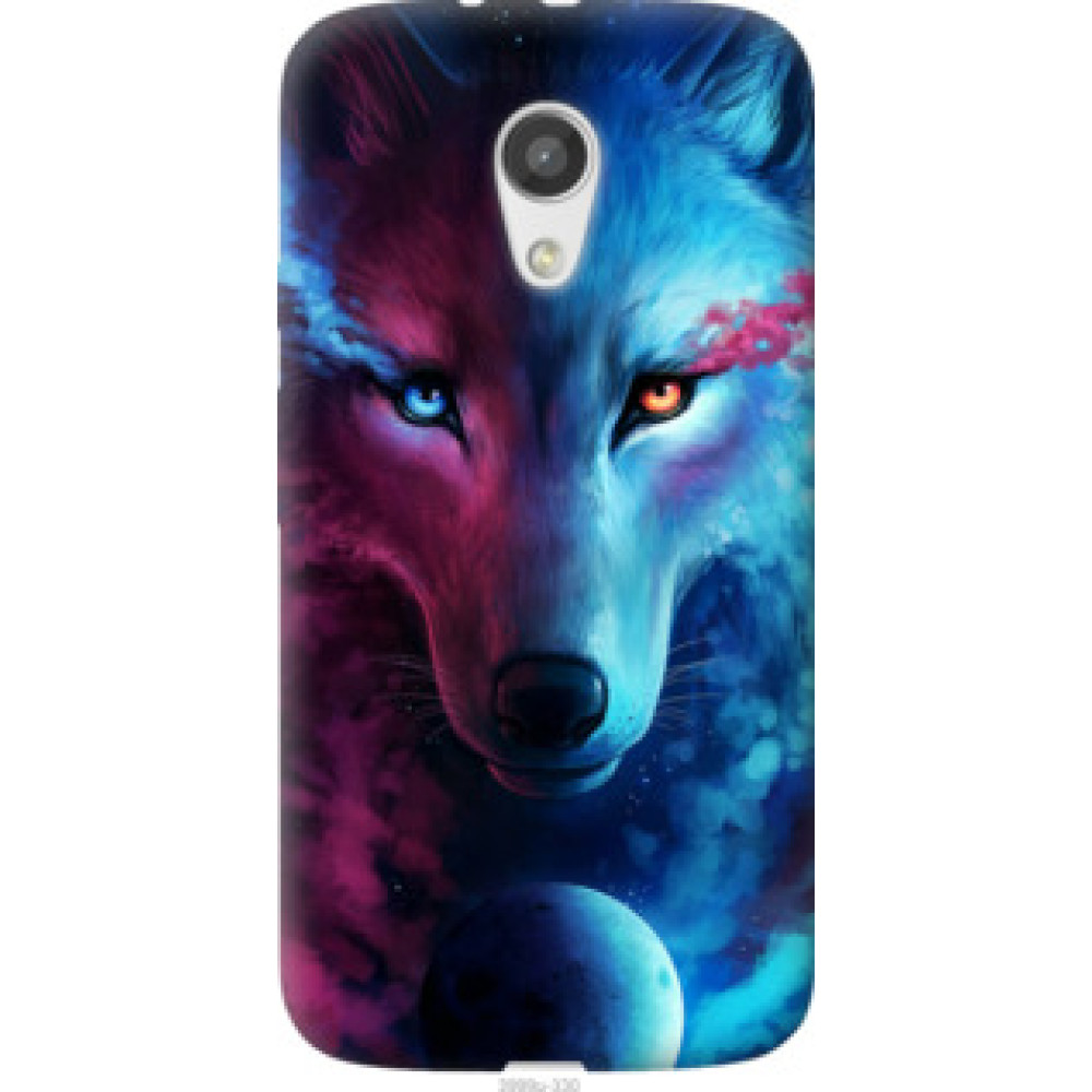 Чохол на Motorola Moto G2 Арт-волк (3999u-330)