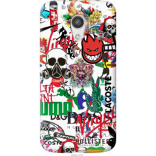 Чехол на Motorola Moto G2 Many different logos (4022u-330)