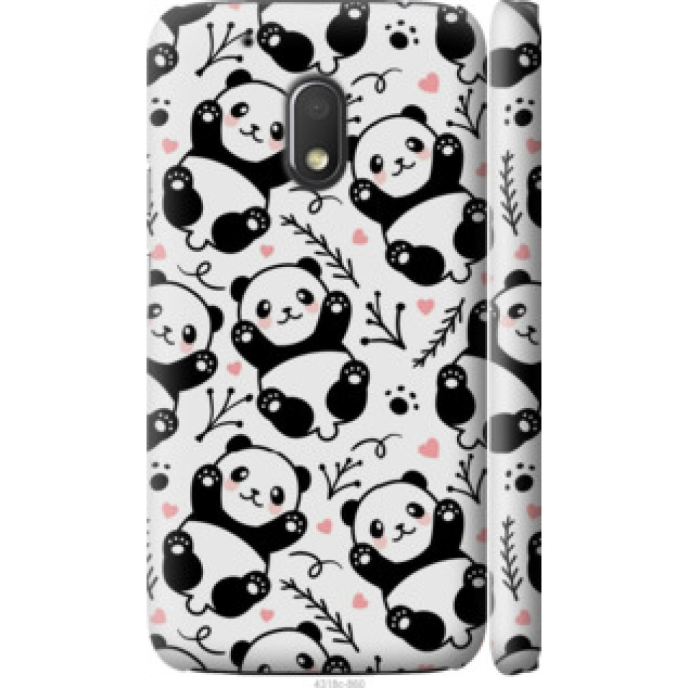 Чехол на Motorola Moto G4 Play Панды (4318c-860)