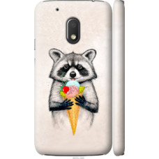 Чехол на Motorola Moto G4 Play Енотик с мороженым (4602c-860)