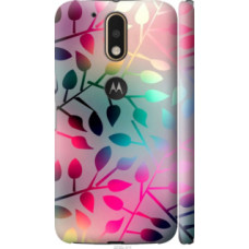 Чехол на Motorola MOTO G4 Листья (2235c-511)