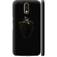 Чехол на Motorola MOTO G4 Черная клубника (3585c-511)