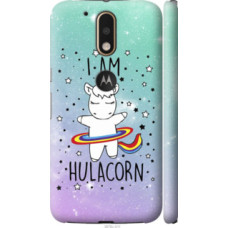 Чехол на Motorola MOTO G4 I'm hulacorn (3976c-511)