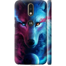 Чехол на Motorola MOTO G4 Арт-волк (3999c-511)