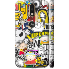 Чехол на Motorola MOTO G4 Popular logos (4023c-511)