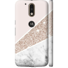 Чехол на Motorola MOTO G4 Пастельный мрамор (4342c-511)