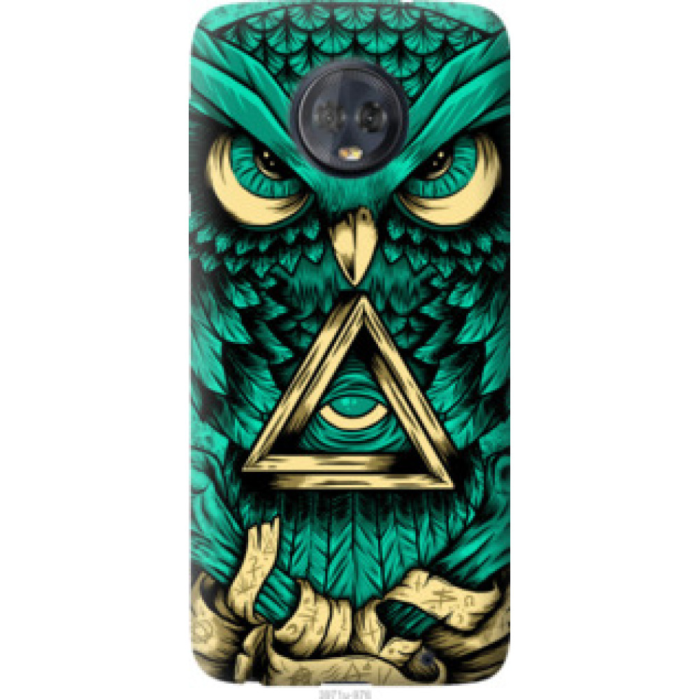 Чохол на Motorola Moto G6 Plus Сова Арт-тату (3971u-976)