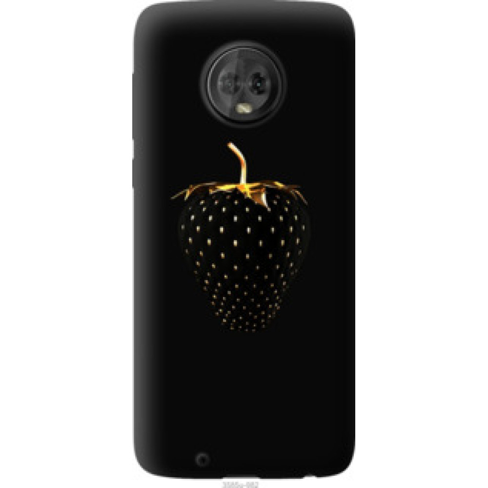 Чехол на Motorola Moto G6 Черная клубника (3585u-982)