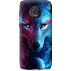 Чехол на Motorola Moto G6 Арт-волк (3999u-982)