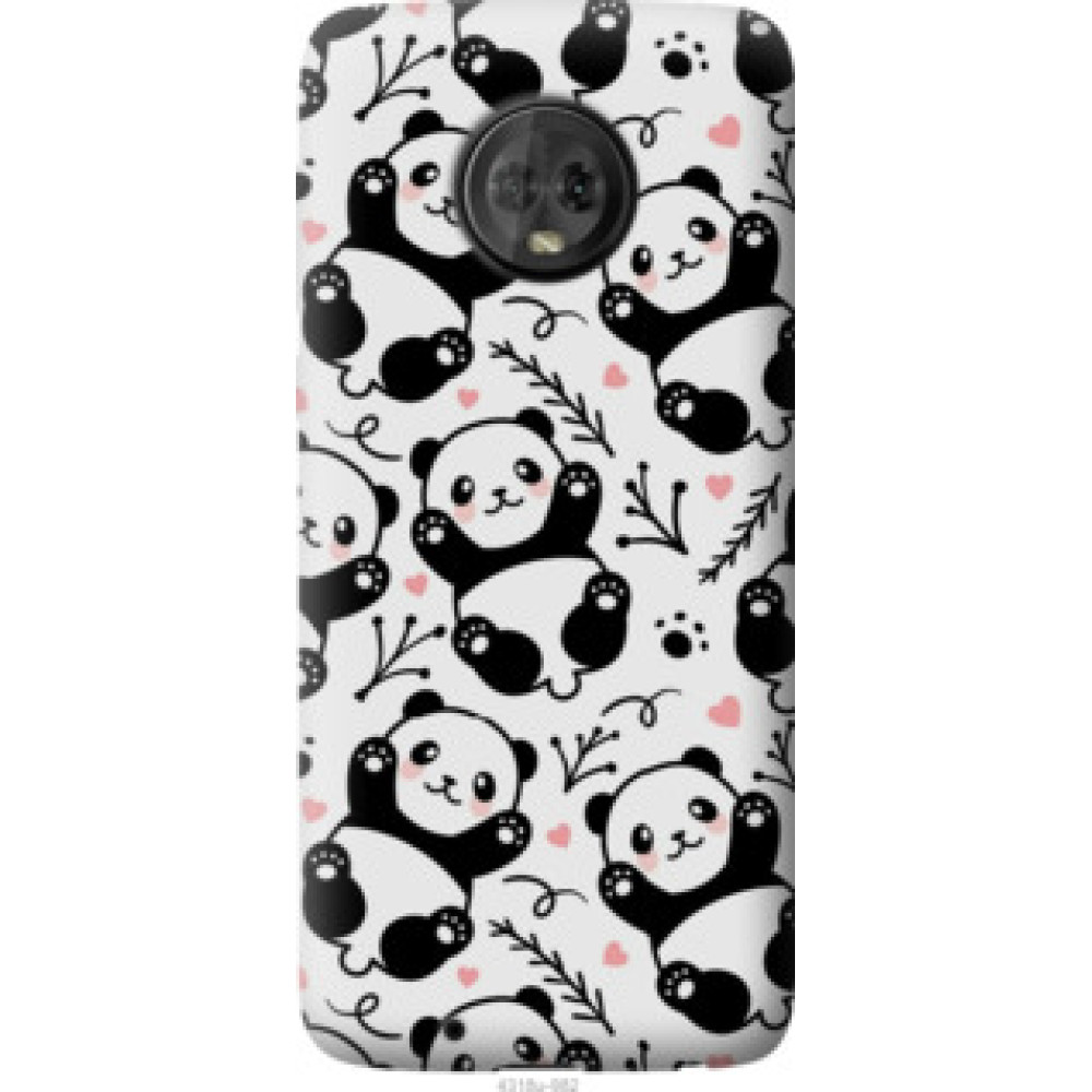 Чехол на Motorola Moto G6 Панды (4318u-982)