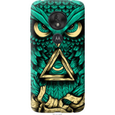 Чехол на Motorola Moto G7 Play Сова Арт-тату (3971u-1656)