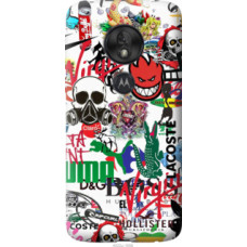 Чехол на Motorola Moto G7 Play Many different logos (4022u-1656)