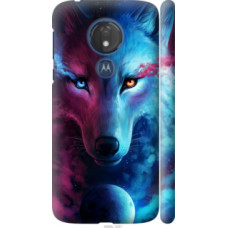 Чехол на Motorola Moto G7 Power Арт-волк (3999c-1657)